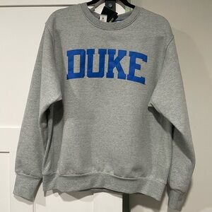 NWT Nike Gray DUKE Men's Sweatshirt Size Medium